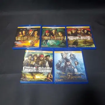 셀판 파이리츠 오브 카리비안 시리즈 Blu-ray 전 5작품 세트