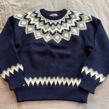 LL bean 노르딕 무늬 니트 M 사이즈