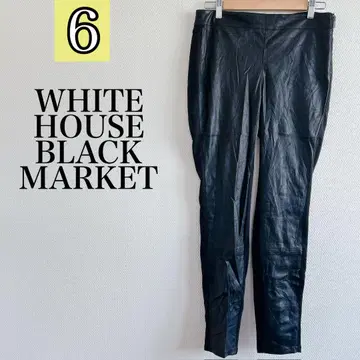 WHITE HOUSE BLACK MARKET 스키니 팬츠 6 블랙