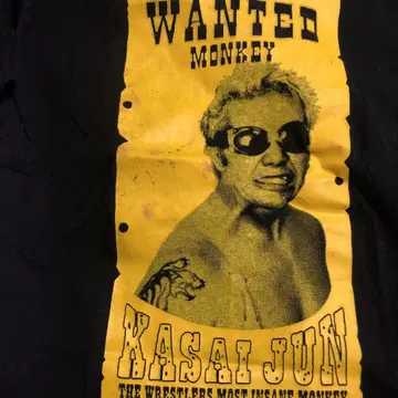 카사이 준 WANTED MONKEY 티셔츠 M 다이닛폰