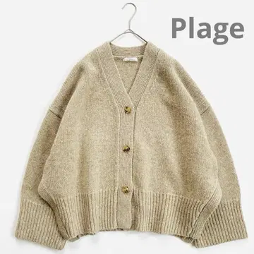 플라주 Plage V넥 울 니트 가디건