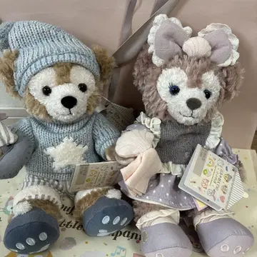 신상 상하이 디즈니 릴랙스 더피&셰리메이 봉제 인형 SS 세트 B