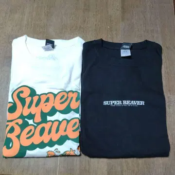 SUPER BEAVER T셔츠 2장 세트