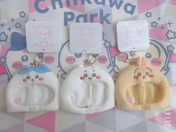 치이카와 파크 마스코트 사이즈 나우키우키 봉제 인형 캡 하치와레 토끼