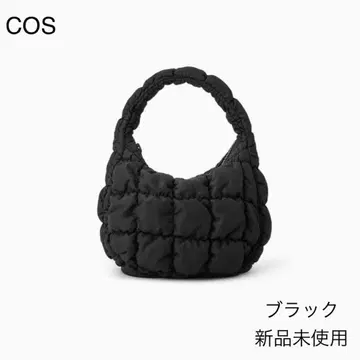 미사용 새상품 COS 퀼트 마이크로 미니 백 블랙