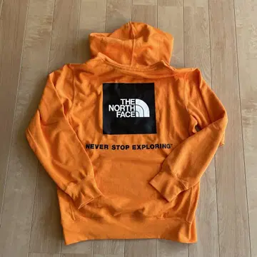 THE NORTH FACE 오렌지 후드티