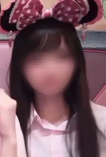 미니 마우스 머리띠 핑크
