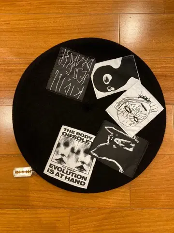 21aw KIDILL CA4LA 콜라보 베레모 블랙