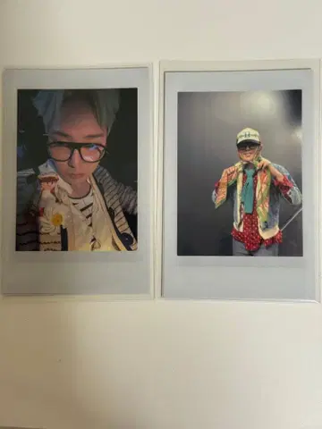 G-DRAGON 2025 앙코르 공연 굿즈 구매 혜택 포토 카드 2장