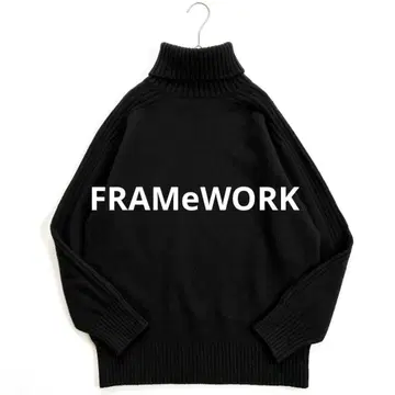프레임워크 FRAMeWORK 울 캐시미어 터틀넥 니트