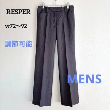[레스퍼] RESPER 슬랙스 팬츠 센터 턱 그레이 W72