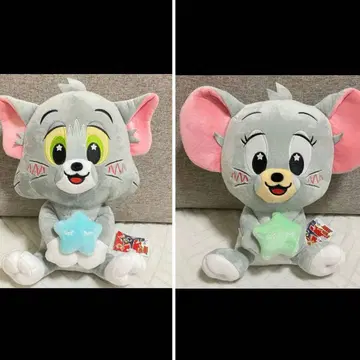 톰과 제리 봉제 인형 2개 세트