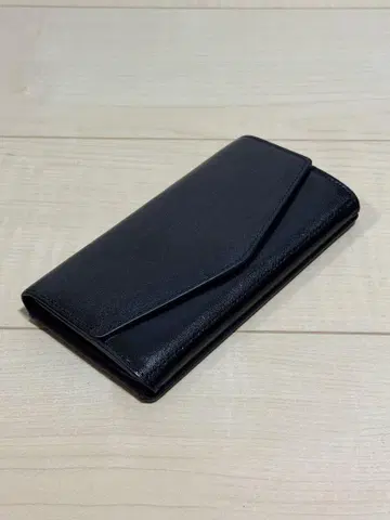 Loneo 로네오 베이직 도치기 가죽 블랙 장지갑