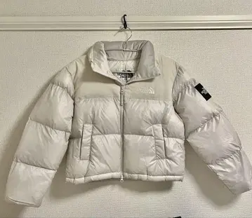 THE NORTH FACE 화이트 눕시온볼 자켓 S
