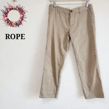 로페 ROPE 치노 팬츠 코튼 팬츠 캐주얼 스트레이트 앵클 기장 9