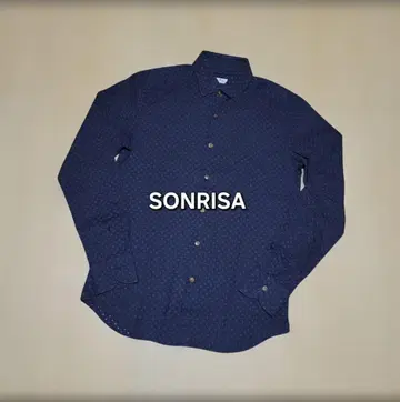 SONRISA 도트 모티브 코튼 셔츠