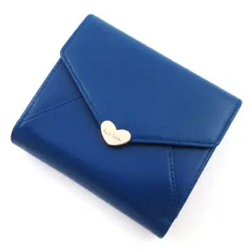 1점 한정 새상품 박스 포함 폴스미스 인기 러브레터 접이식 지갑 블루