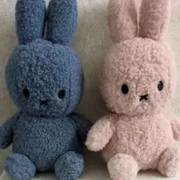 미피 리사이클 테디 봉제 인형 2개 세트