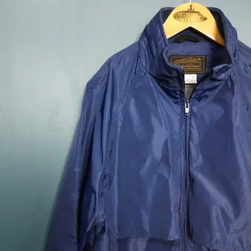 USA 구제 의류 빈티지 에디바우어 네이비 풀 집업 나일론 자켓