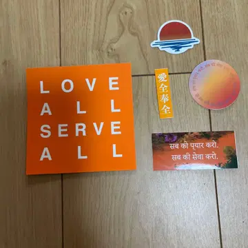 LOVE ALL SERVE ALL 스티커 세트 후지이 카제