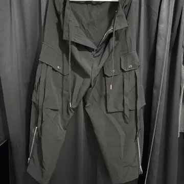Casper John 카고 팬츠 블랙