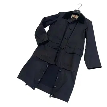 MACKINTOSH LONDON 오일드 코튼 헌팅 코트 M