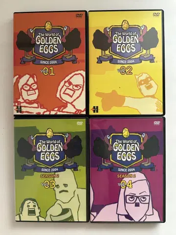 The World of Golden Eggs DVD 세트 전 4권