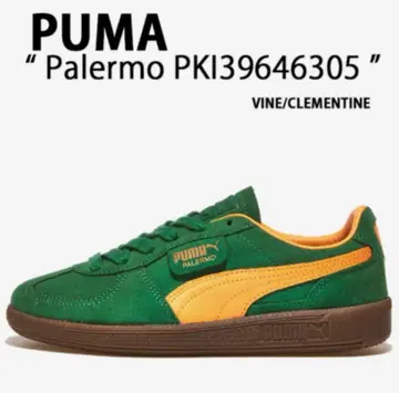 PUMA PALERMO 그린/오렌지 스니커즈