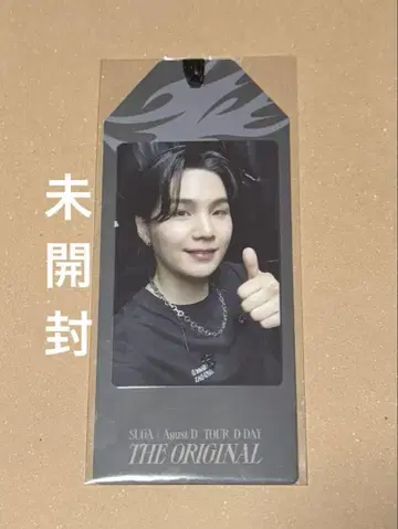 SUGA D-DAY THE ORIGINAL 비주얼 기프트 택 JPFC