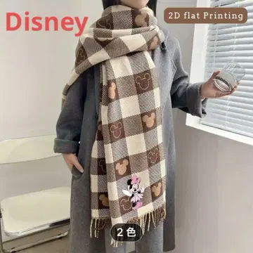 미사용 새상품 Disney 리버서블 미니 마우스 머플러