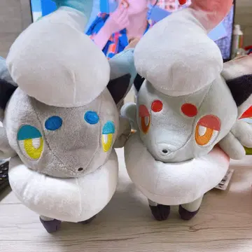 포켓몬 센터 비취조로아 이로치 봉제 인형 세트