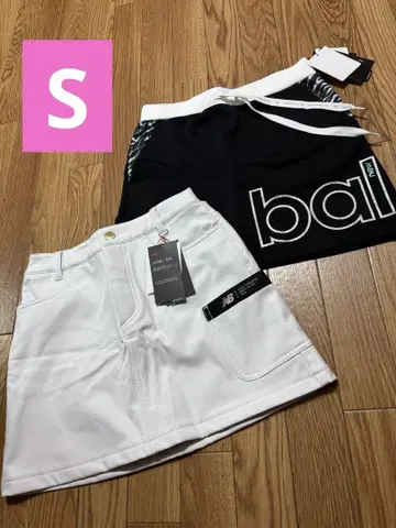 New Balance 여성용 골프 스커트 S 화이트