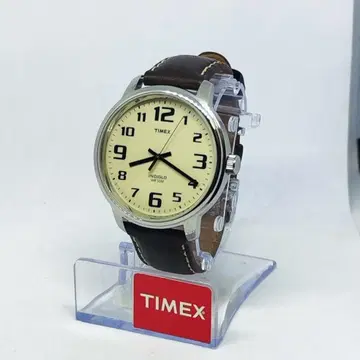 TIMEX 빅 이지 리더 화이트 43mm 비교적 새상품급 배터리 새상품