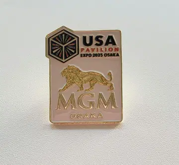 MGM 만박 핀 배지 미국관 미국 파빌리온