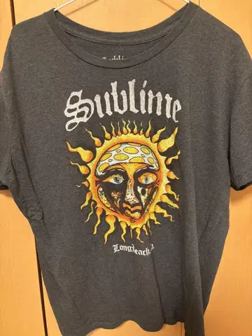Sublime 썬 디자인 T셔츠 그레이