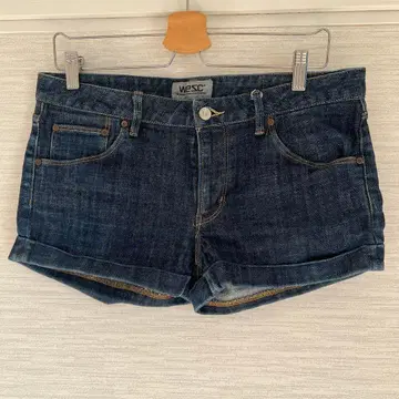 WESC 다크 데님 숏팬츠