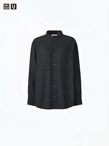 2장 세트 유니클로 유 밴드 칼라 릴랙스 셔츠 XL