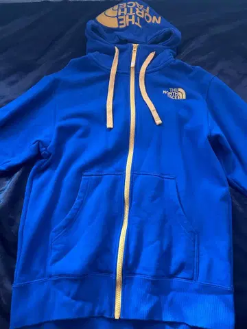 THE NORTH FACE 풀 집업 후드티 파랑