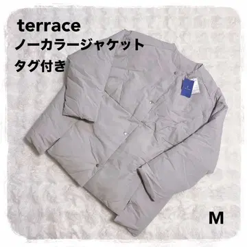 미사용 택 포함 terrace 노카라 자켓 M 테라스