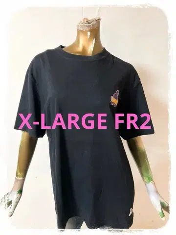 T19532 X-LARGE FR2 반팔 로고 티셔츠 M
