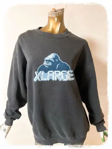 T19534 90s X-LARGE 로고 맨투맨 트레이닝복 M