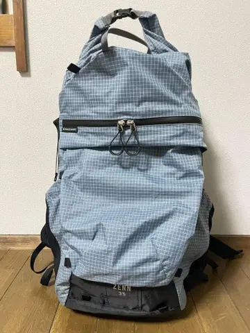 ZENH 35L 백팩 파랑 그레이