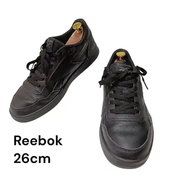 리복 블랙 스니커즈 코트 어드밴스 26cm