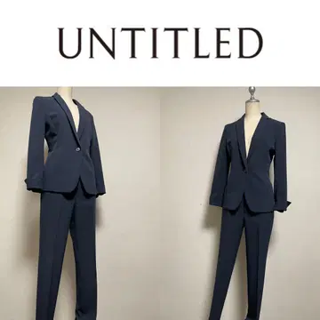 UNTITLED 네이비 수트 셋업