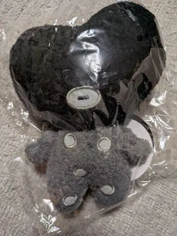 BT21 타타 v BTS 타타 블랙 봉제 인형