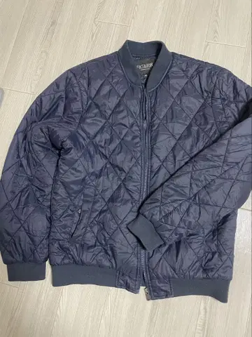 네이비 퀼팅 자켓 3XL