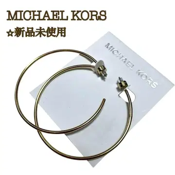 [ 새상품 ] MICHAEL KORS 마이클코어스 골드 후프 귀걸이