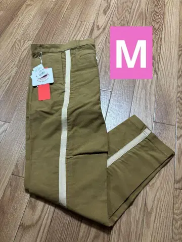 키위앤코 디자인 프로덕츠 여성 팬츠 카키 스트라이프