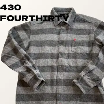 430 FOURTHIRTY 기모 셔츠 자켓 남성용 M 사이즈