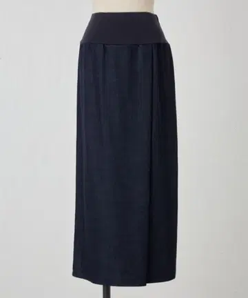 BEARDSLEY 허리 리브 턱 스커트 새상품